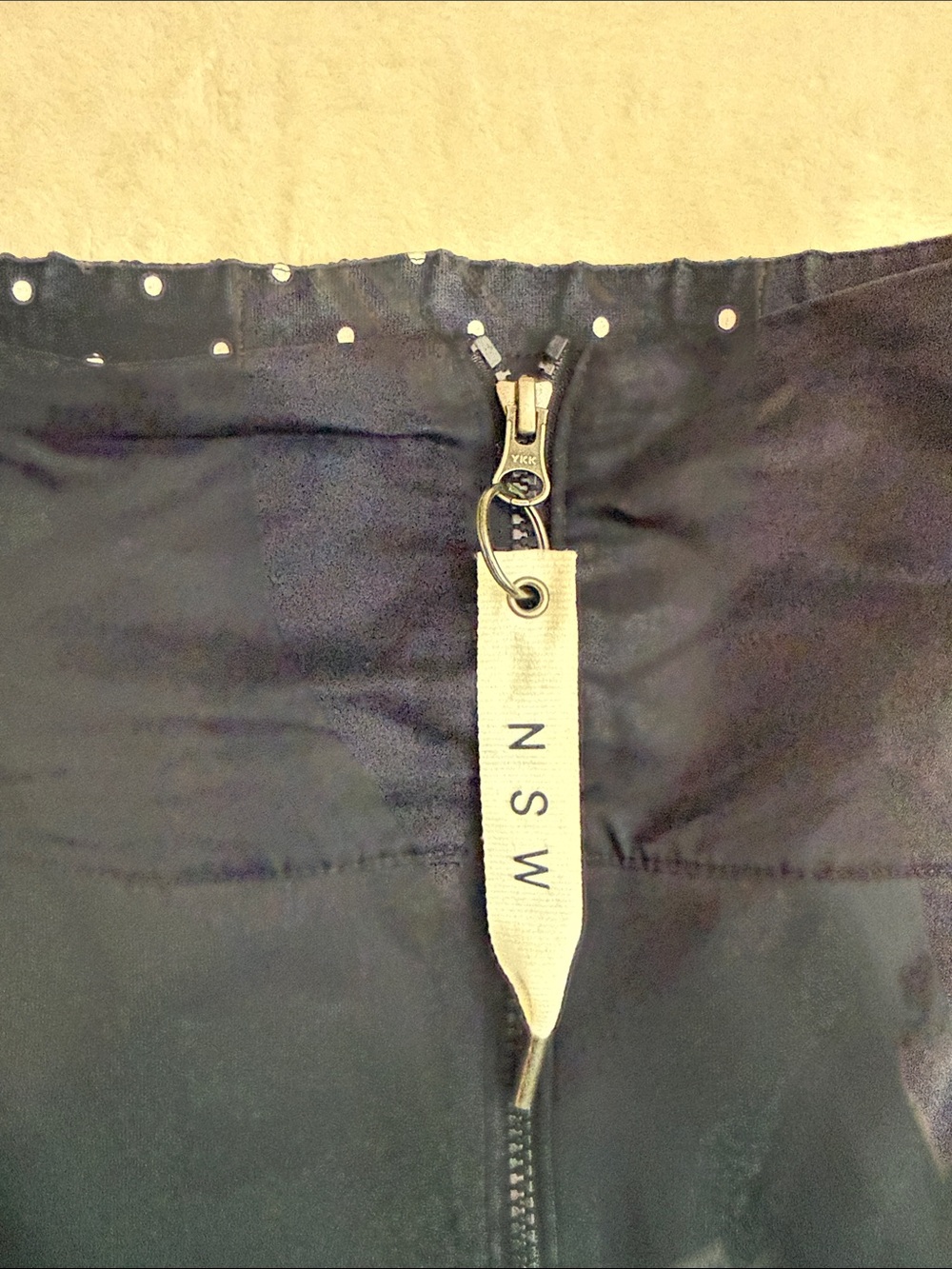 Nike Streetwear NSW Navy Mini Skirt with Front Zip - Picture 5 of 6